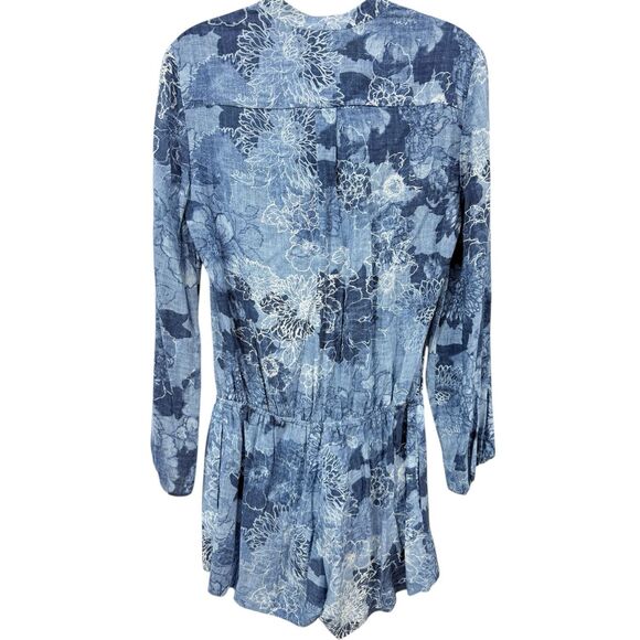 Intermix Floral Jumpsuit Romper Small - Picture 3 of 5